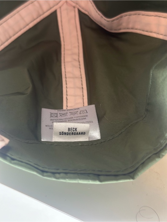 Beck Söndergaard Olive Green Technical Nylon Baseball Cap Adjustable Hat main image 5